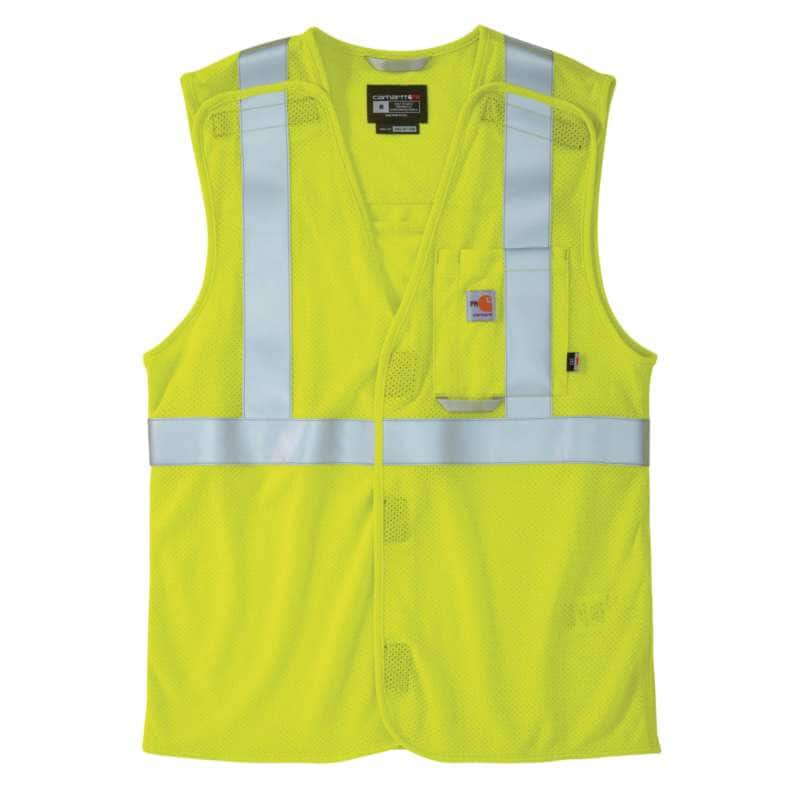 Flame Resistant Carhartt Force® Loose Fit Midweight Long-Sleeve Logo Graphic T-Shirt