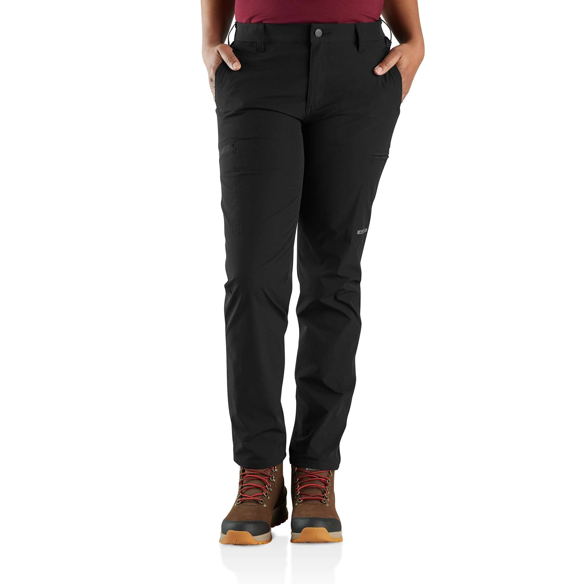 Carhartt Women's Black Women's Slim Fit Lightweight Cargo Work Pant