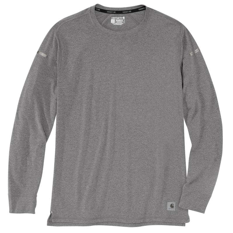 Carhartt  Asphalt Heather Carhartt Force® Long-Sleeve Midweight T-Shirt