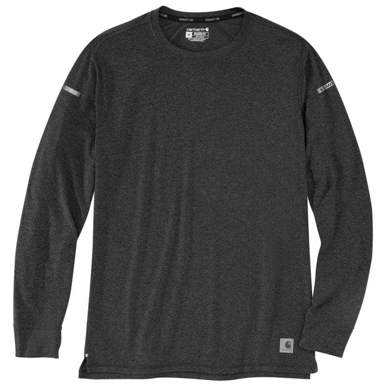 Carhartt  Carbon Heather Carhartt Force® Long-Sleeve Lightweight T-Shirt