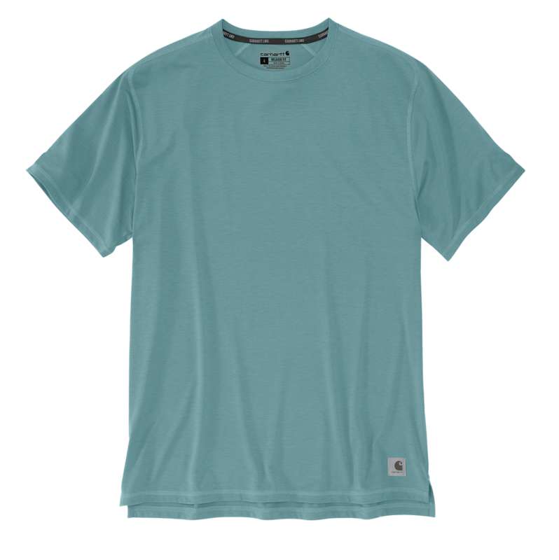 Carhartt  Summer Blue Carhartt Force® Relaxed Fit Short-Sleeve Midweight T-Shirt