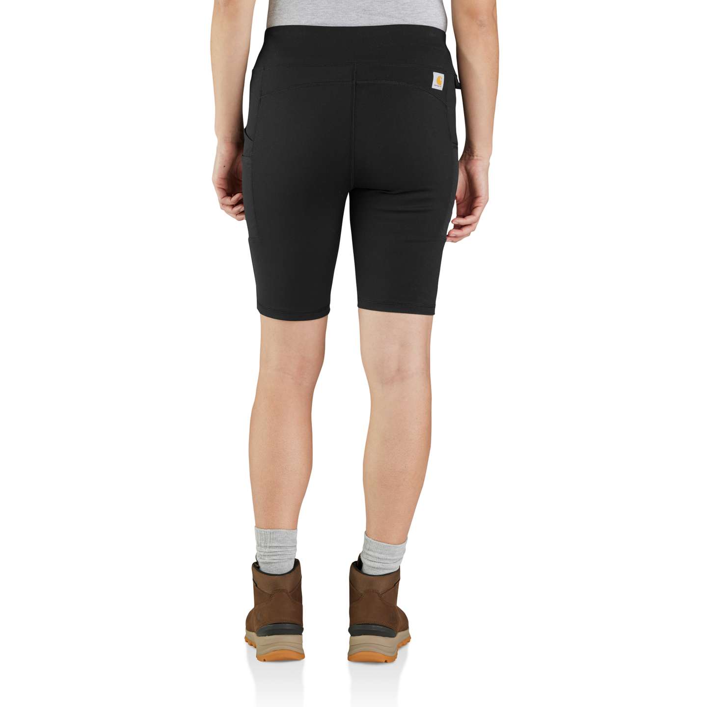 Женские шорты Carhartt Force® Fitted Lightweight Utility, цвет: Чёрный — фото 3