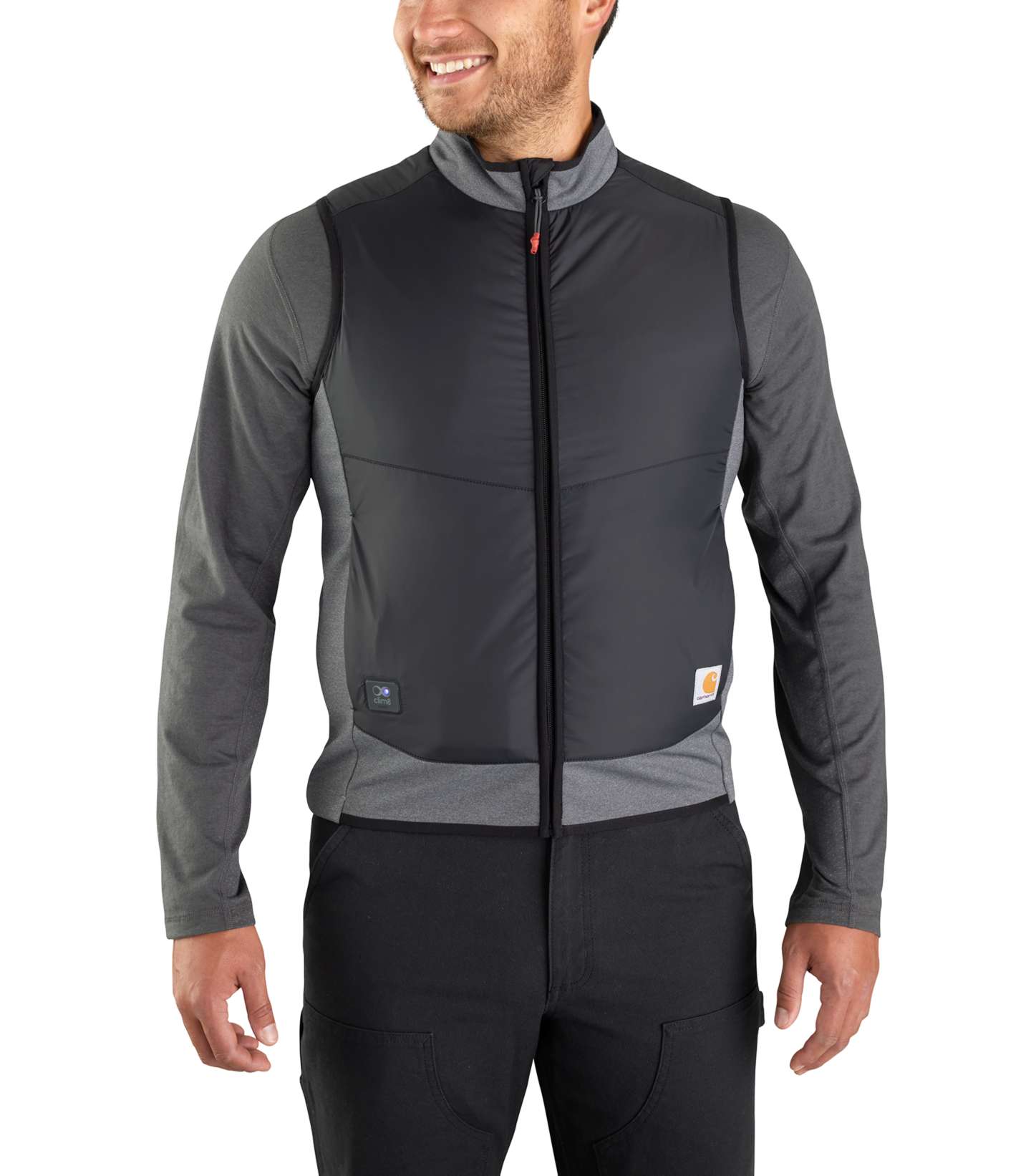 Мужской жилет Carhartt Smart Heated, цвет: Чёрный — фото 1