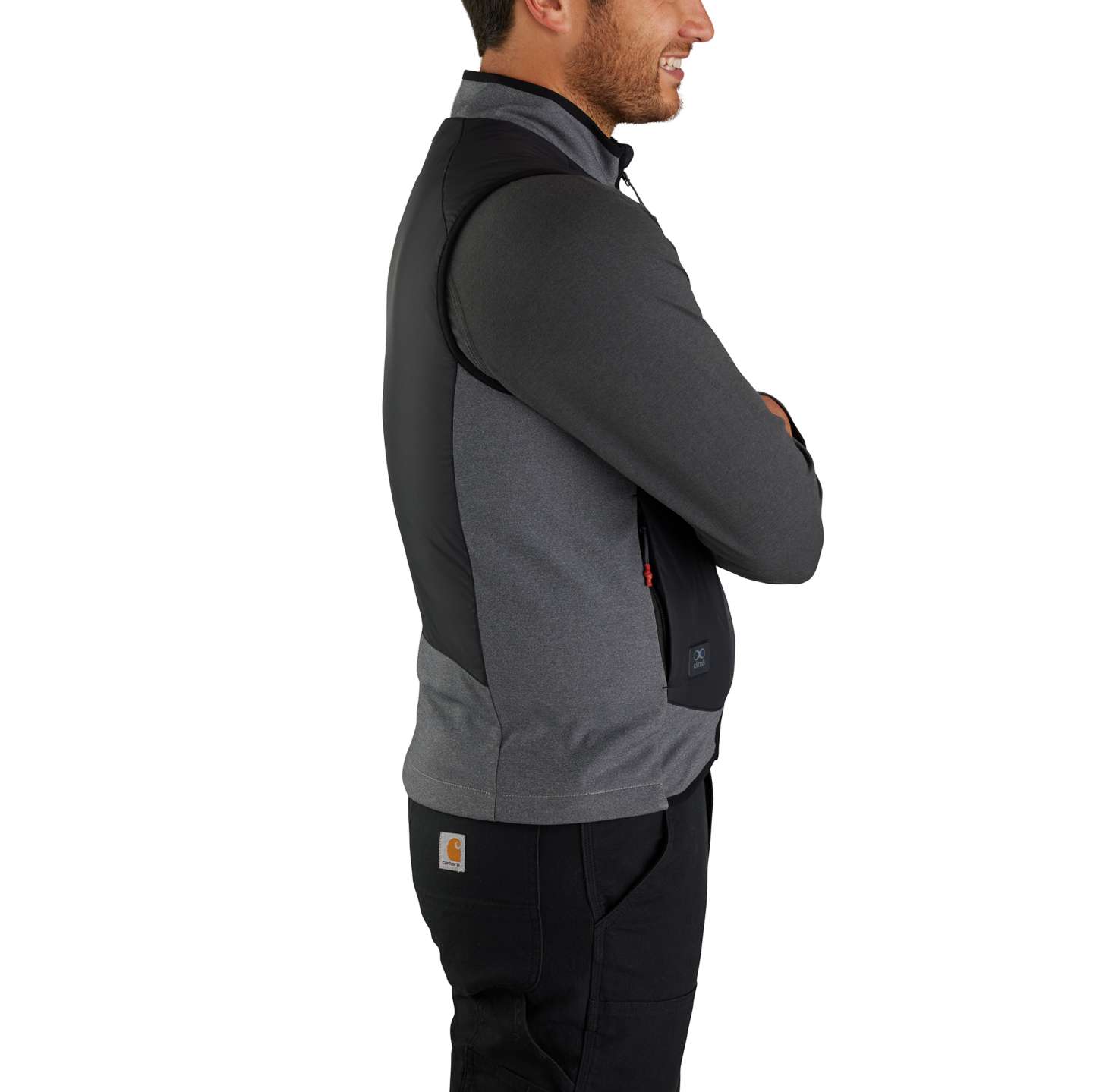 Мужской жилет Carhartt Smart Heated, цвет: Чёрный — фото 2