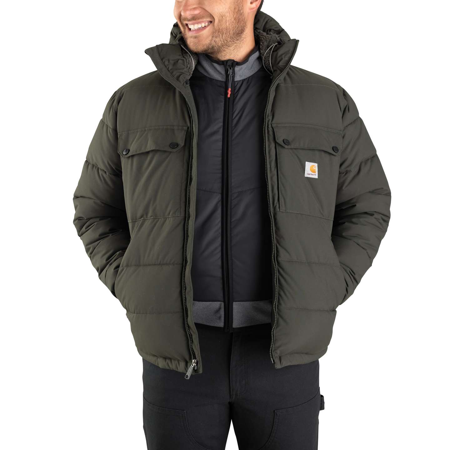 Мужской жилет Carhartt Smart Heated, цвет: Чёрный — фото 4