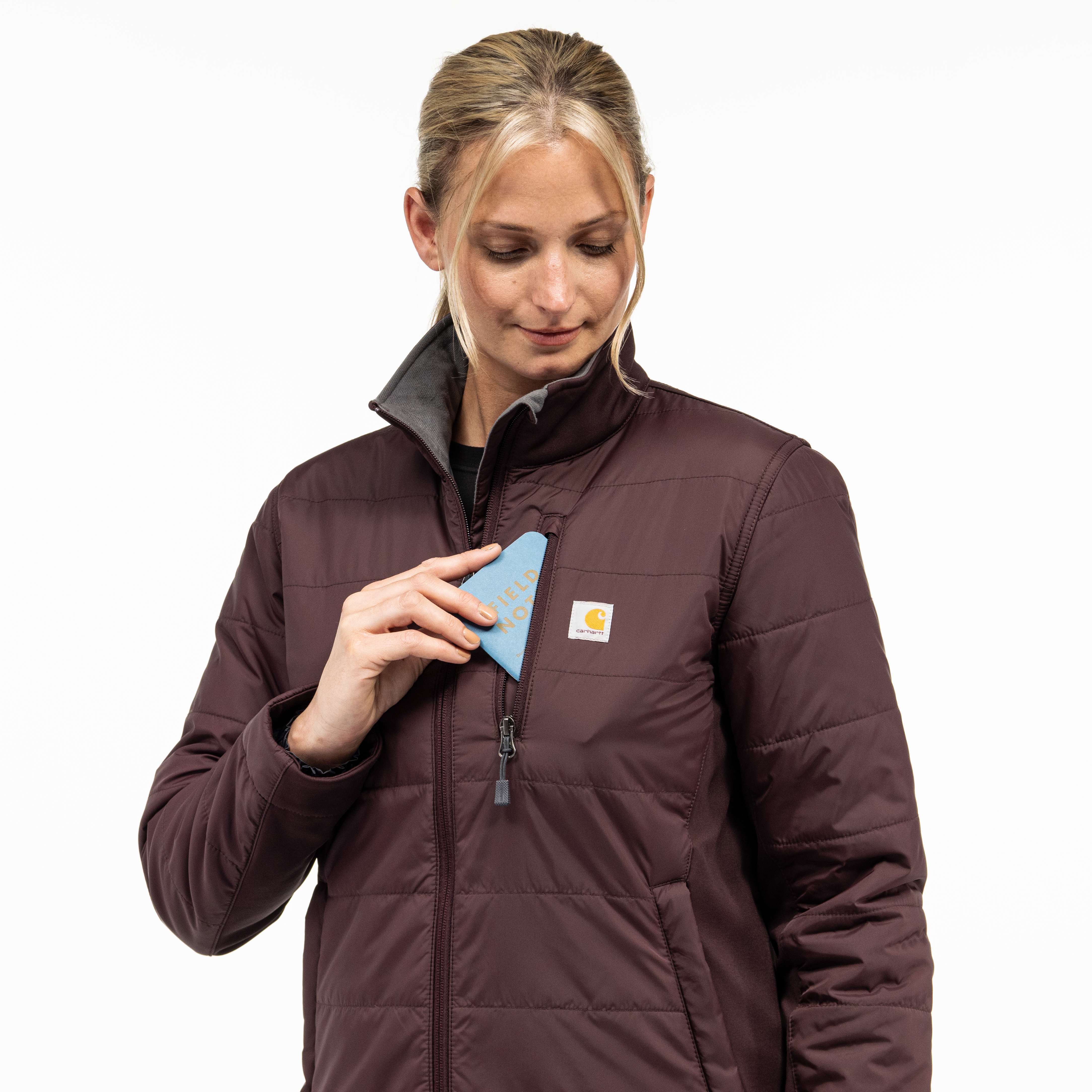 Women's Lightweight Puffer Jacket - Relaxed Fit Insulated 2 Warmer Rating