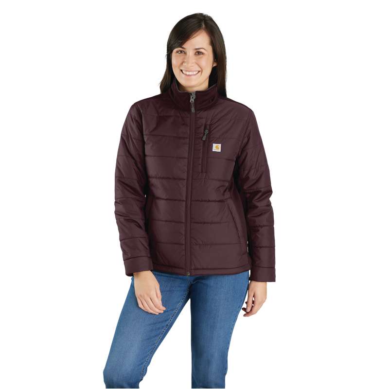 Carhartt  Blackberry Women's Lightweight Puffer Jacket - Relaxed Fit - Insulated - 2 Warmer Rating