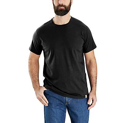 Carhartt Men's Heather Gray Carhartt Force® Relaxed Fit Midweight Short-Sleeve T-Shirt