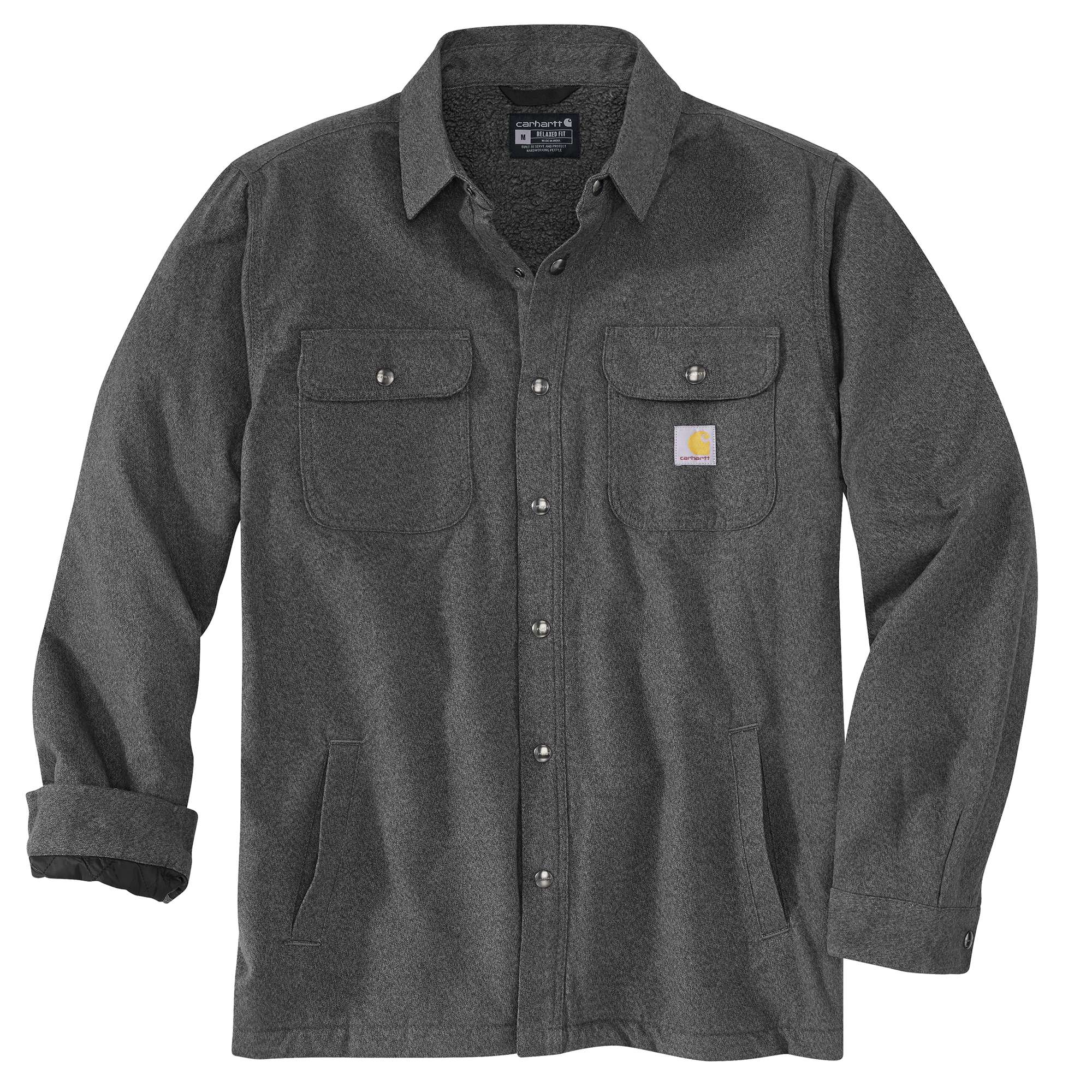 Carhartt lined flannel outlet shirt