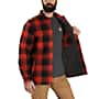 Additional thumbnail 2 of Relaxed Fit Flannel Sherpa-Lined Shirt Jac