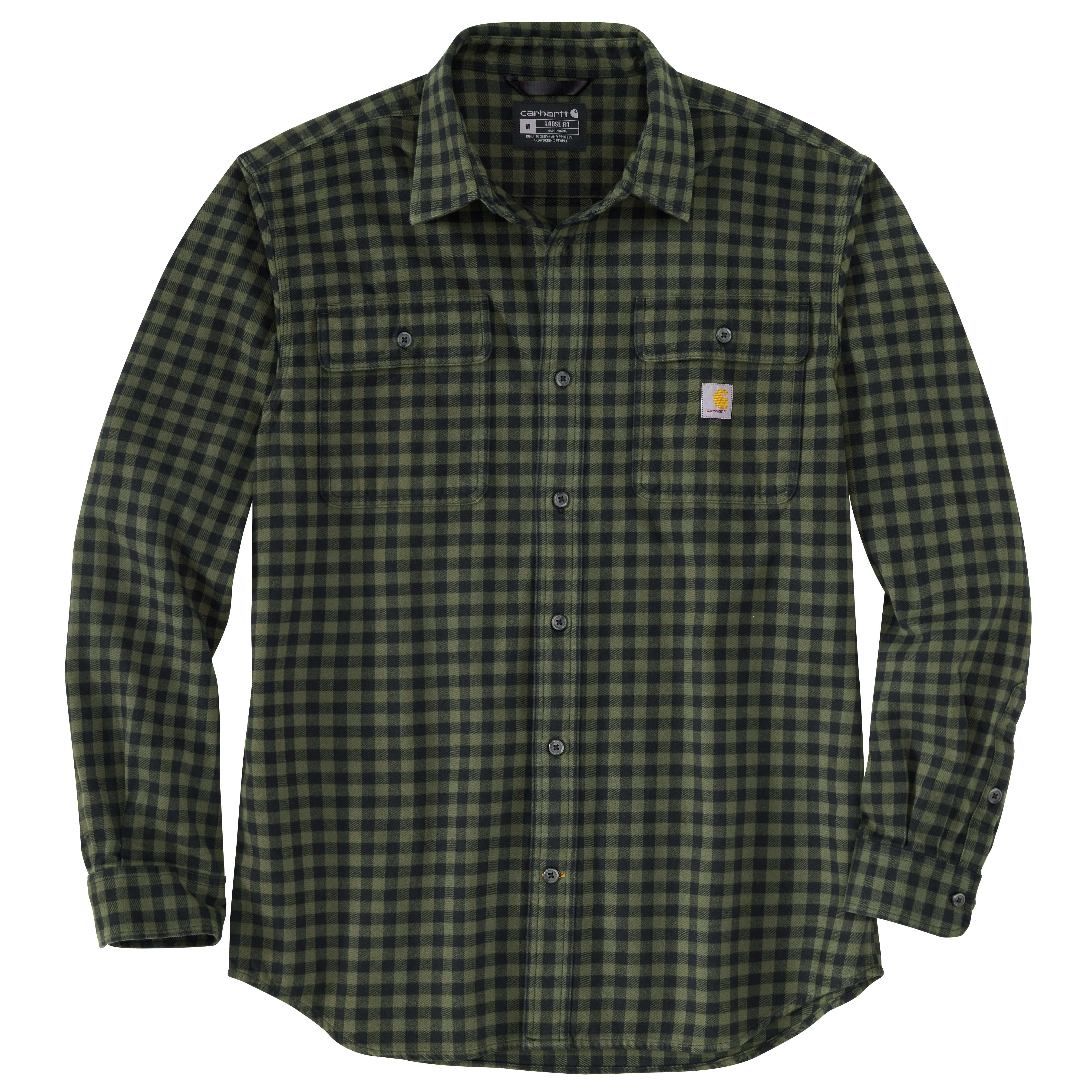 Carhartt heavyweight 2025 flannel shirt