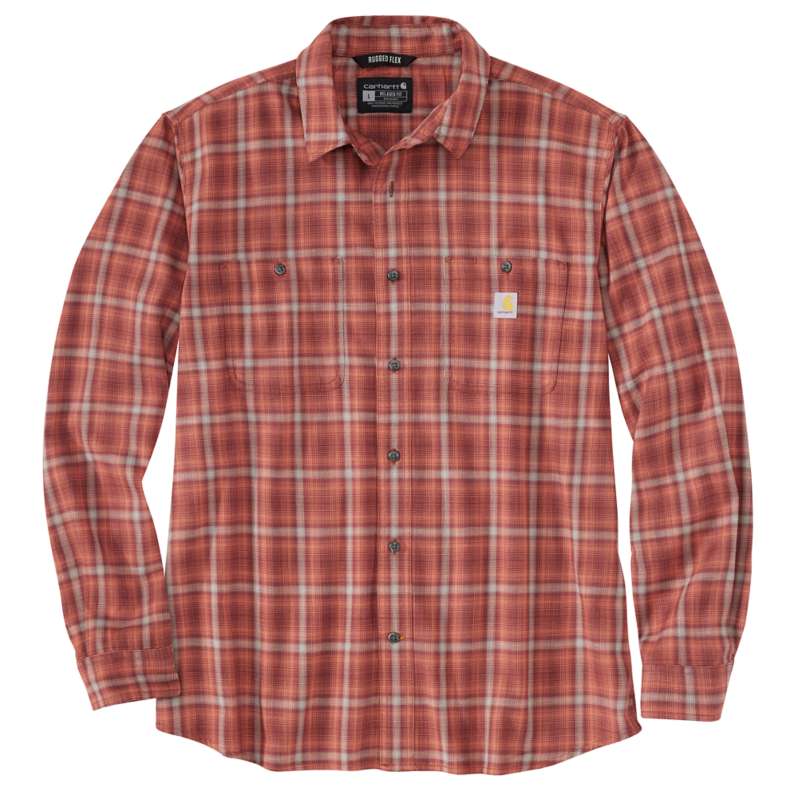 Rugged Flex® Relaxed Fit Flannel Lightweight LongSleeve Shirt REG Carhartt