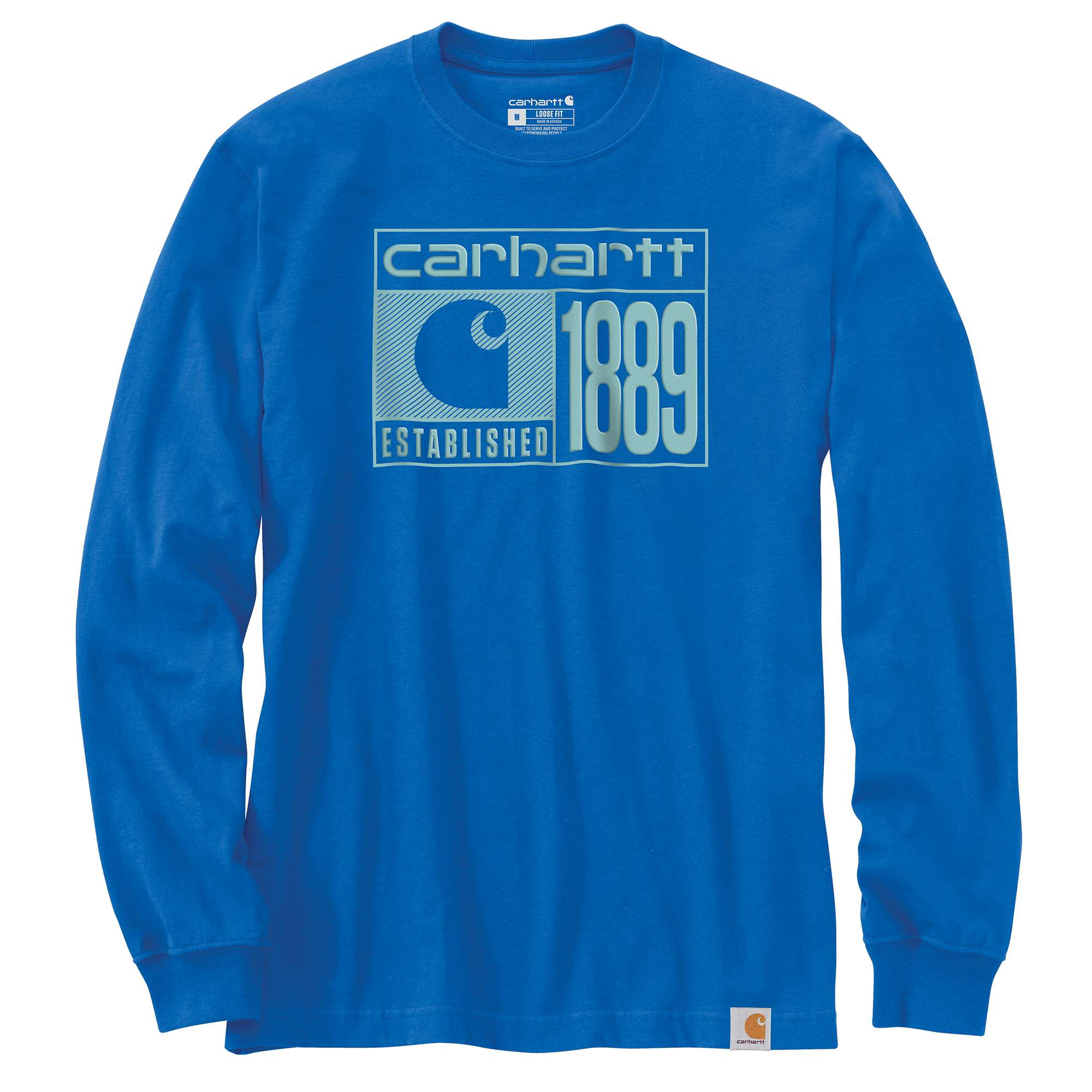 Carhartt Relaxed Fit Heavyweight Long-Sleeve 1889 Graphic T-Shirt