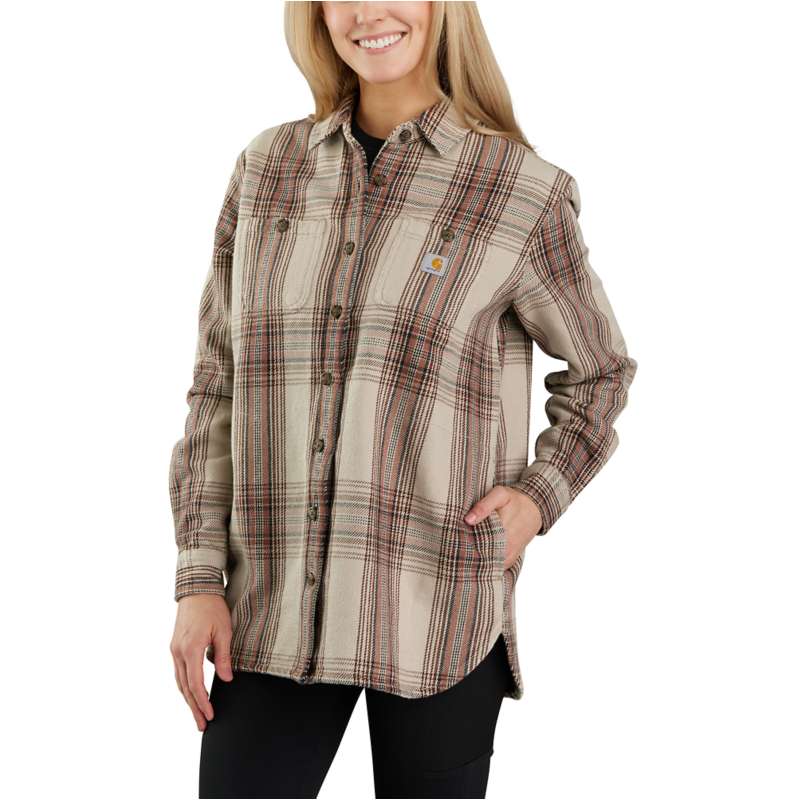 Carhartt  Nutmeg Women's Loose Fit Heavyweight Twill Overshirt