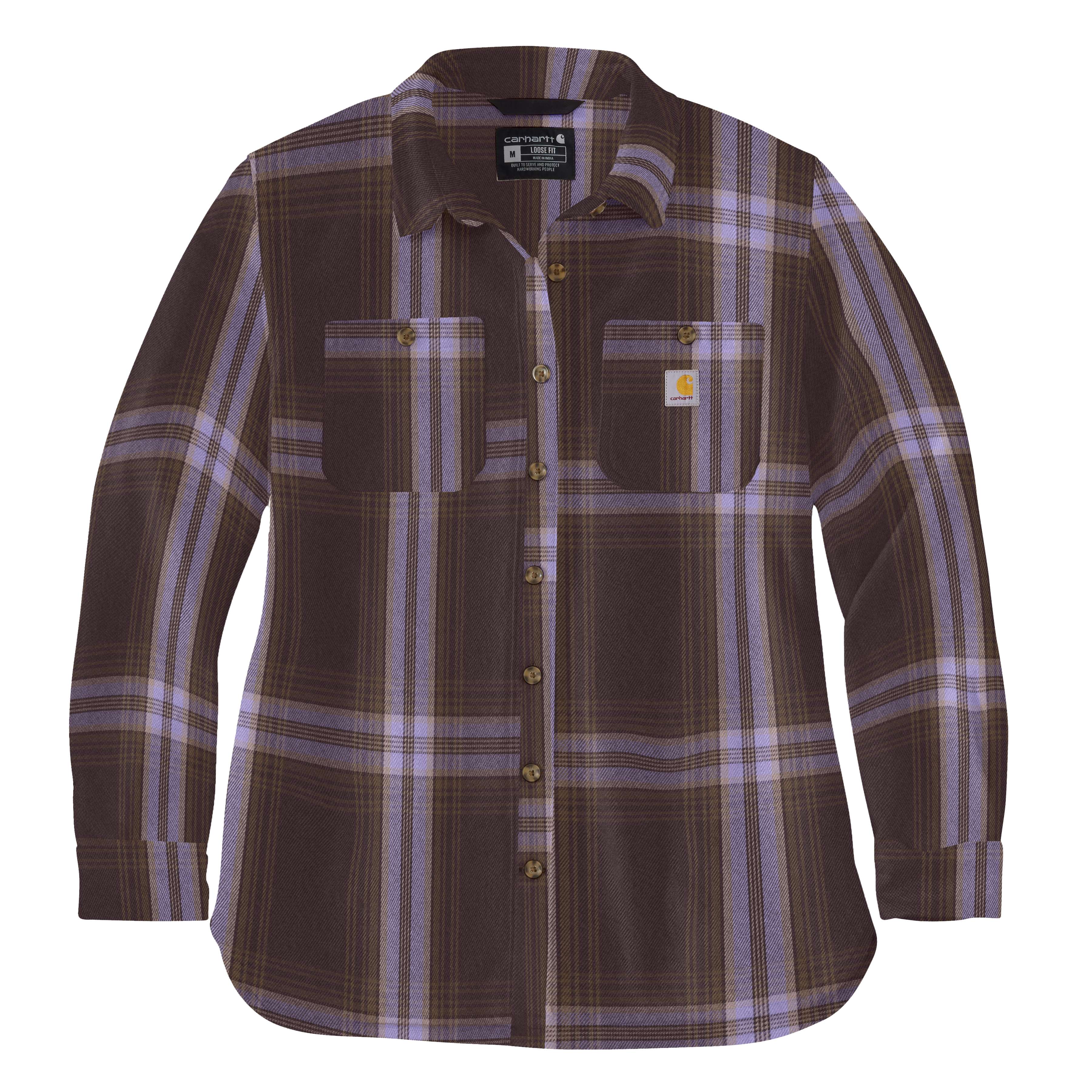 Carhartt Overshirt van zware keperstof met losse pasvorm