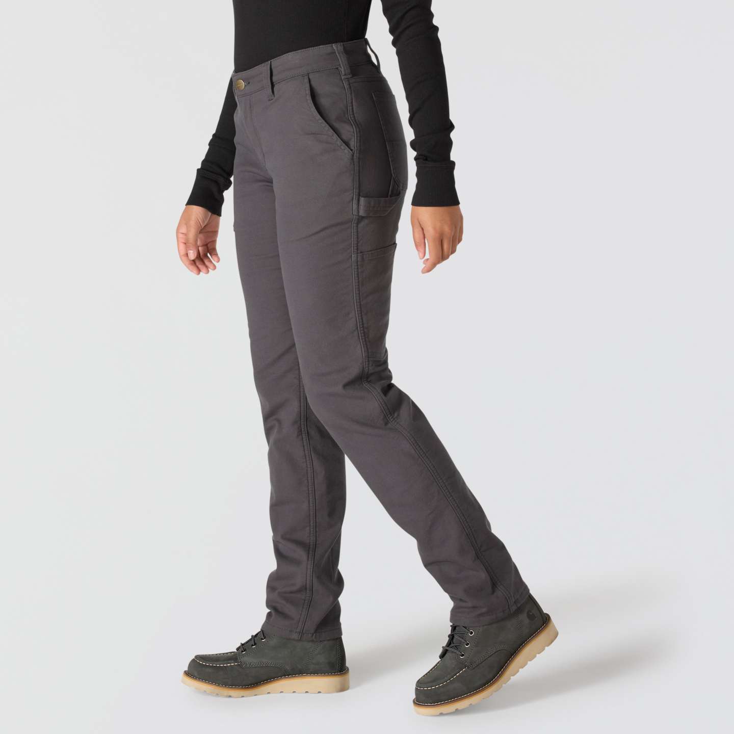 Женские брюки Carhartt Essential Lined Ashland, цвет: Теневой — фото 4