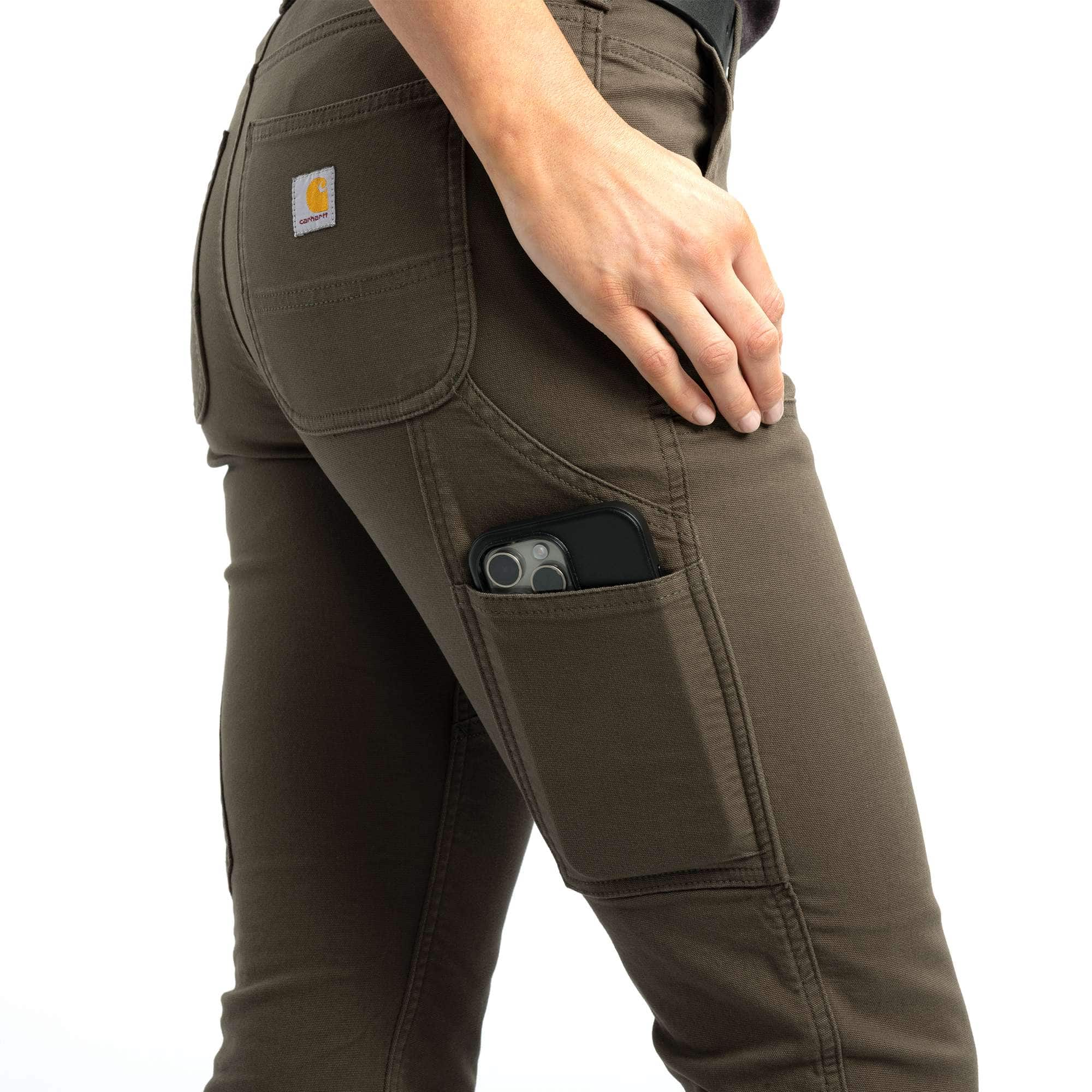 Additional thumbnail 4 of Women's Double-Knee Pant - Relaxed Fit - Rugged Flex® - Canvas