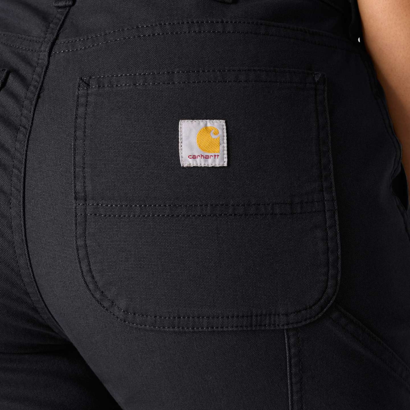 Женские брюки Carhartt Essential Ashland Double-Front Pant, цвет: Чёрный — фото 3