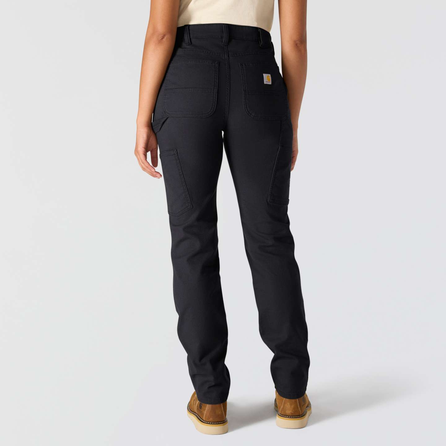 Женские брюки Carhartt Essential Ashland Double-Front Pant, цвет: Чёрный — фото 2