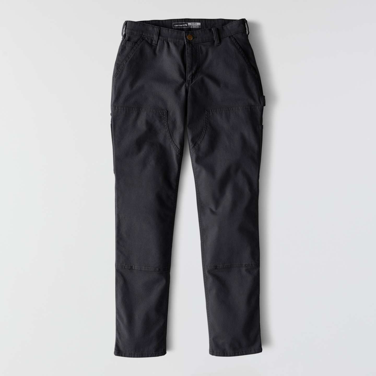 Женские брюки Carhartt Essential Ashland Double-Front Pant, цвет: Чёрный — фото 8