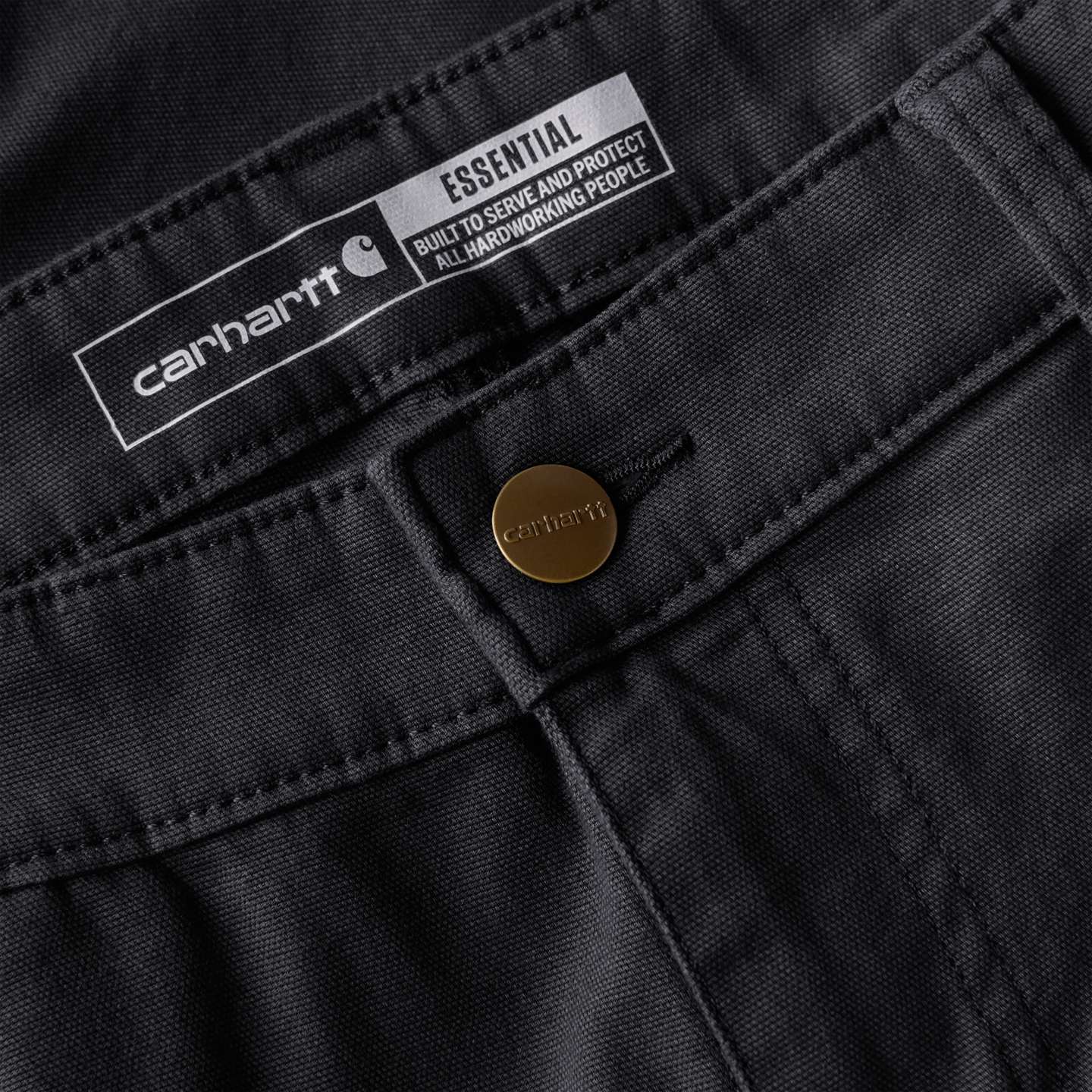 Женские брюки Carhartt Essential Ashland Double-Front Pant, цвет: Чёрный — фото 7
