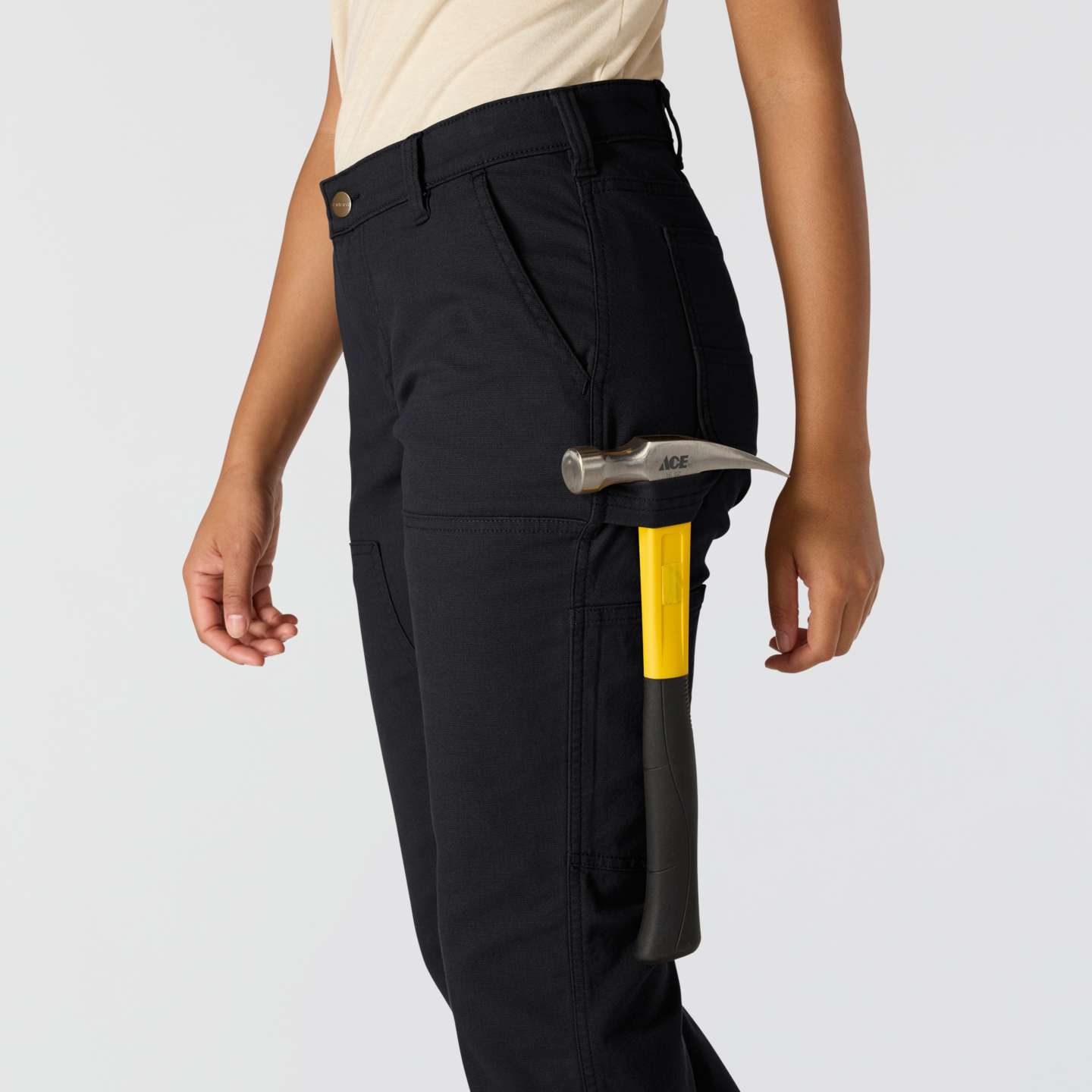 Женские брюки Carhartt Essential Ashland Double-Front Pant, цвет: Чёрный — фото 5