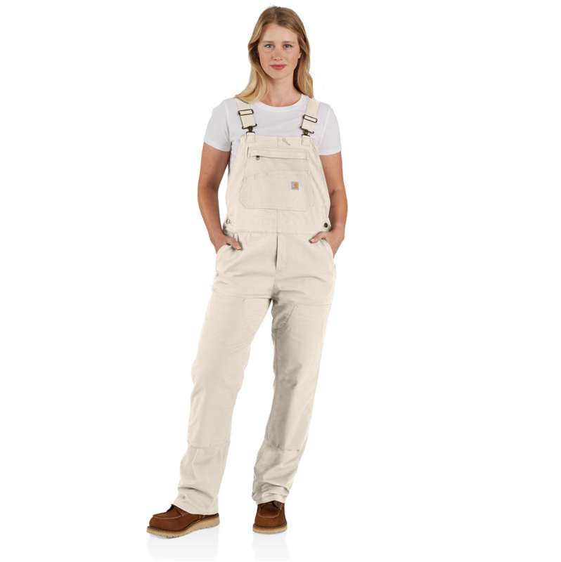 Carhartt  Natural Women's Work Overall - Loose Fit - Canvas - Rugged Flex® - Double Knee