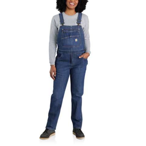 Carhartt Women's Rugged Flex® Relaxed Fit Denim Bib Overall