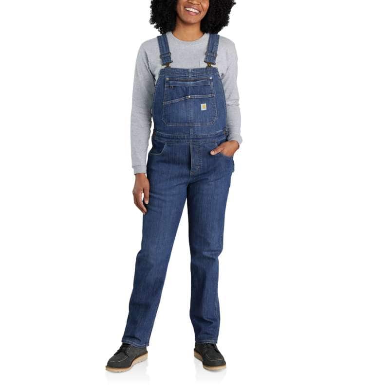 Women's Work Overall - Loose Fit - Canvas - Rugged Flex® - Double Knee