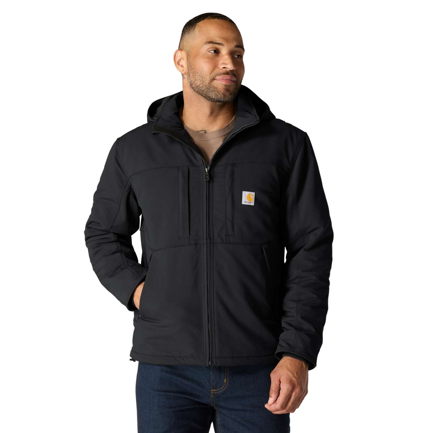 Мужская куртка Carhartt Camden Cryder, цвет: Чёрный — фото 1
