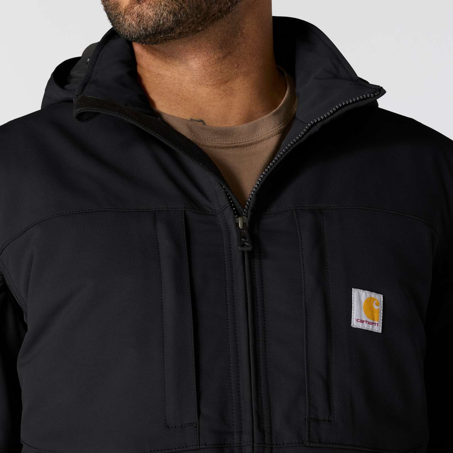 Мужская куртка Carhartt Camden Cryder, цвет: Чёрный — фото 7