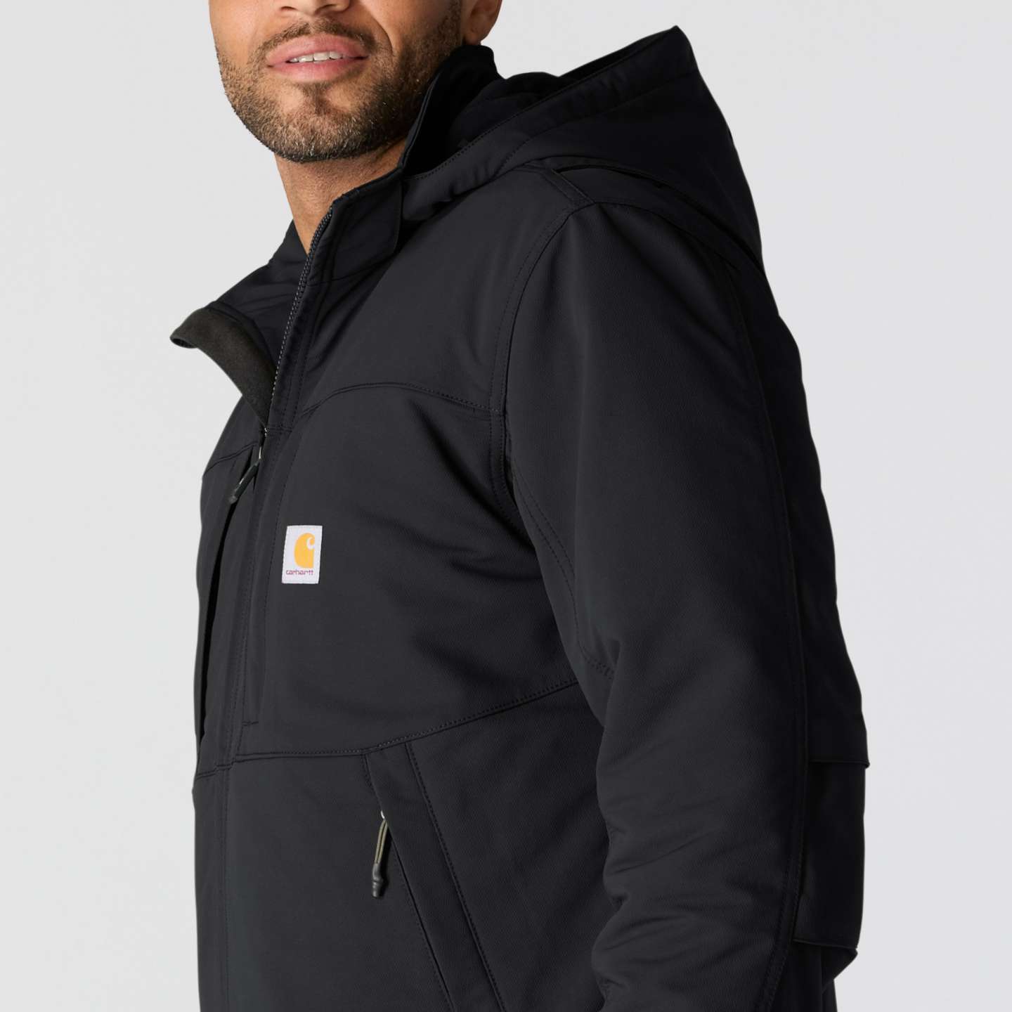 Мужская куртка Carhartt Camden Cryder, цвет: Чёрный — фото 5