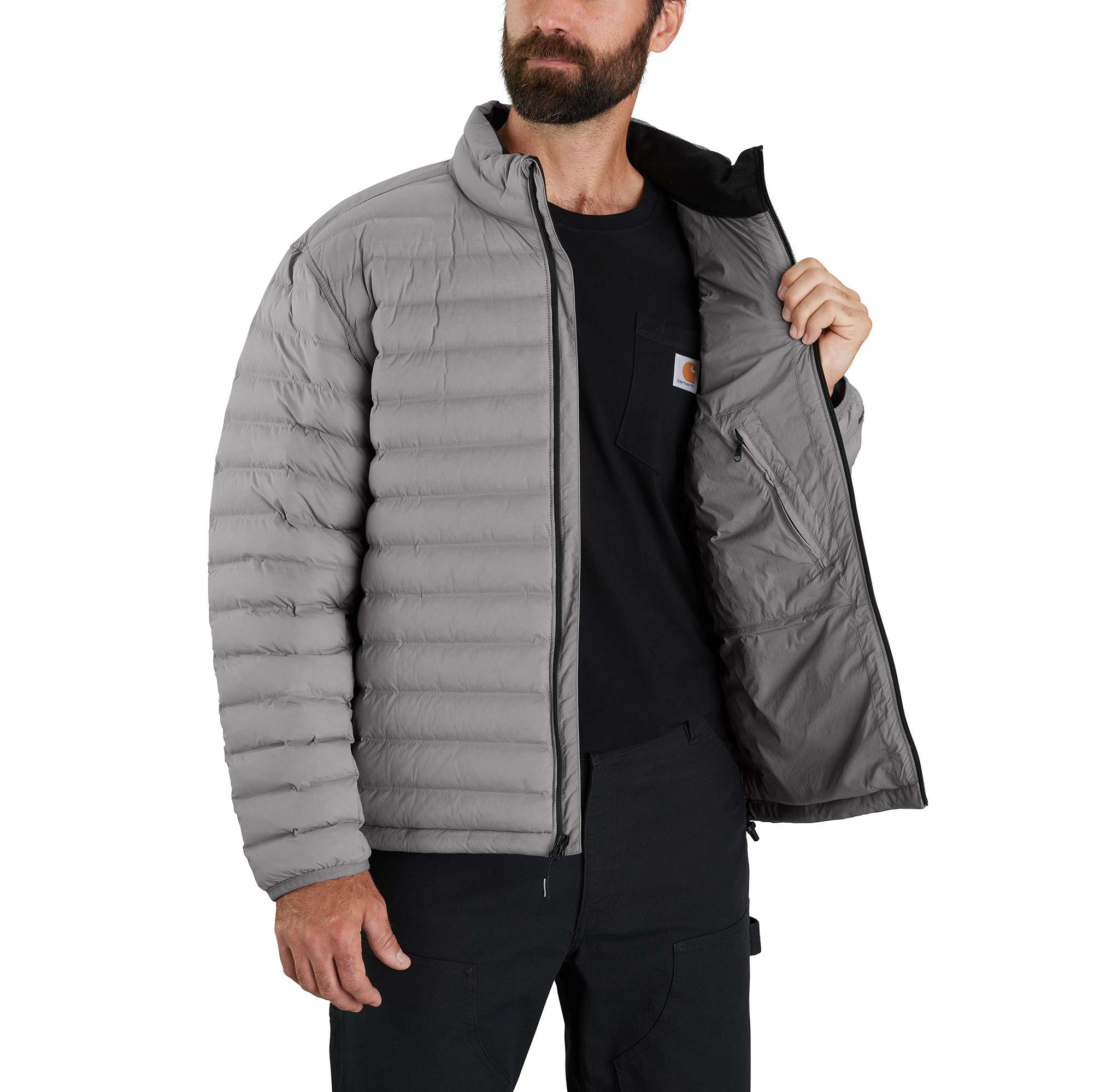 Additional thumbnail 2 of Rain Defender® Lightweight Relaxed Fit Stretch Insulated Jacket - 2 Warmer Rating