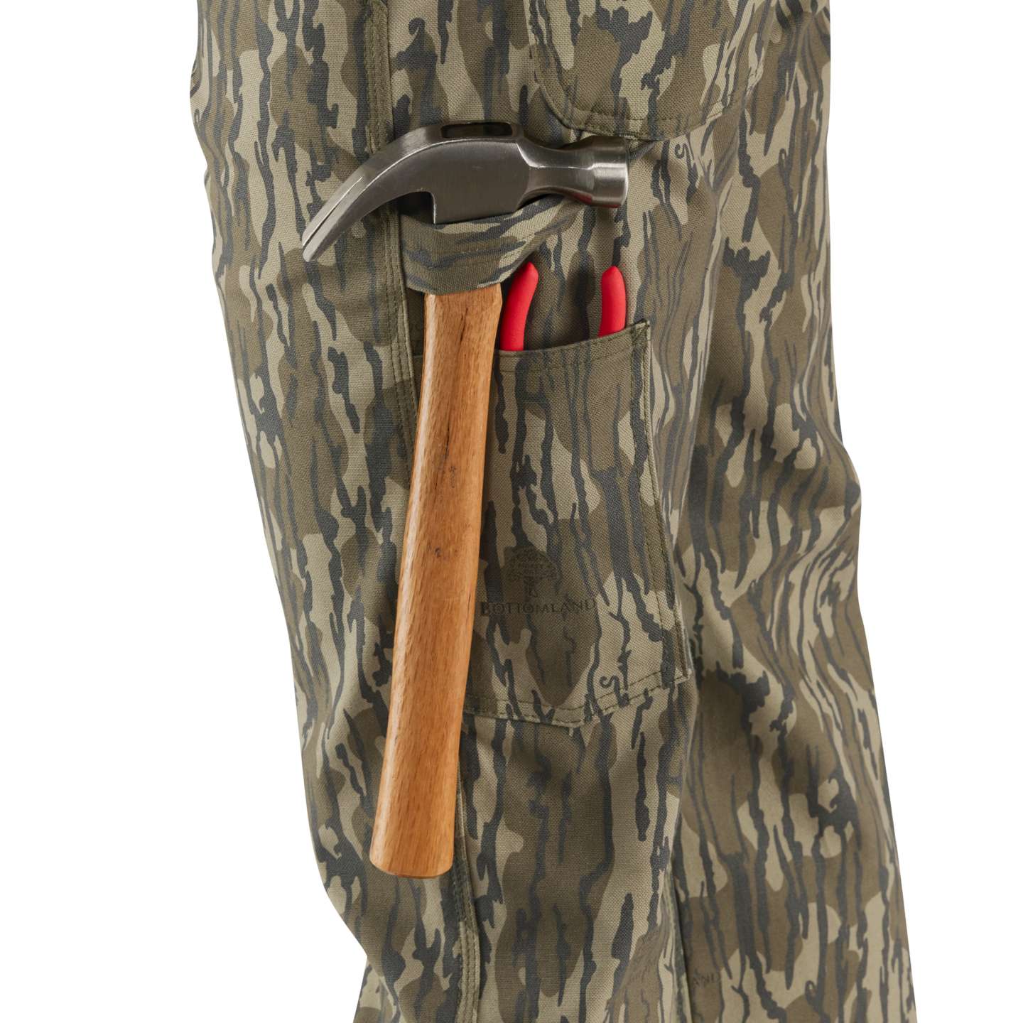 Мужские брюки Carhartt Relaxed Straight Rugged Flex™ Duck Camo Dungaree, цвет: Камуфляжный — фото 3