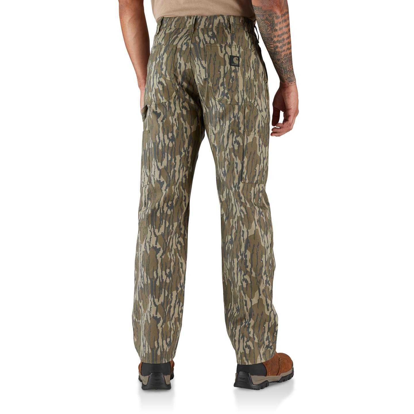 Мужские брюки Carhartt Relaxed Straight Rugged Flex™ Duck Camo Dungaree, цвет: Камуфляжный — фото 2