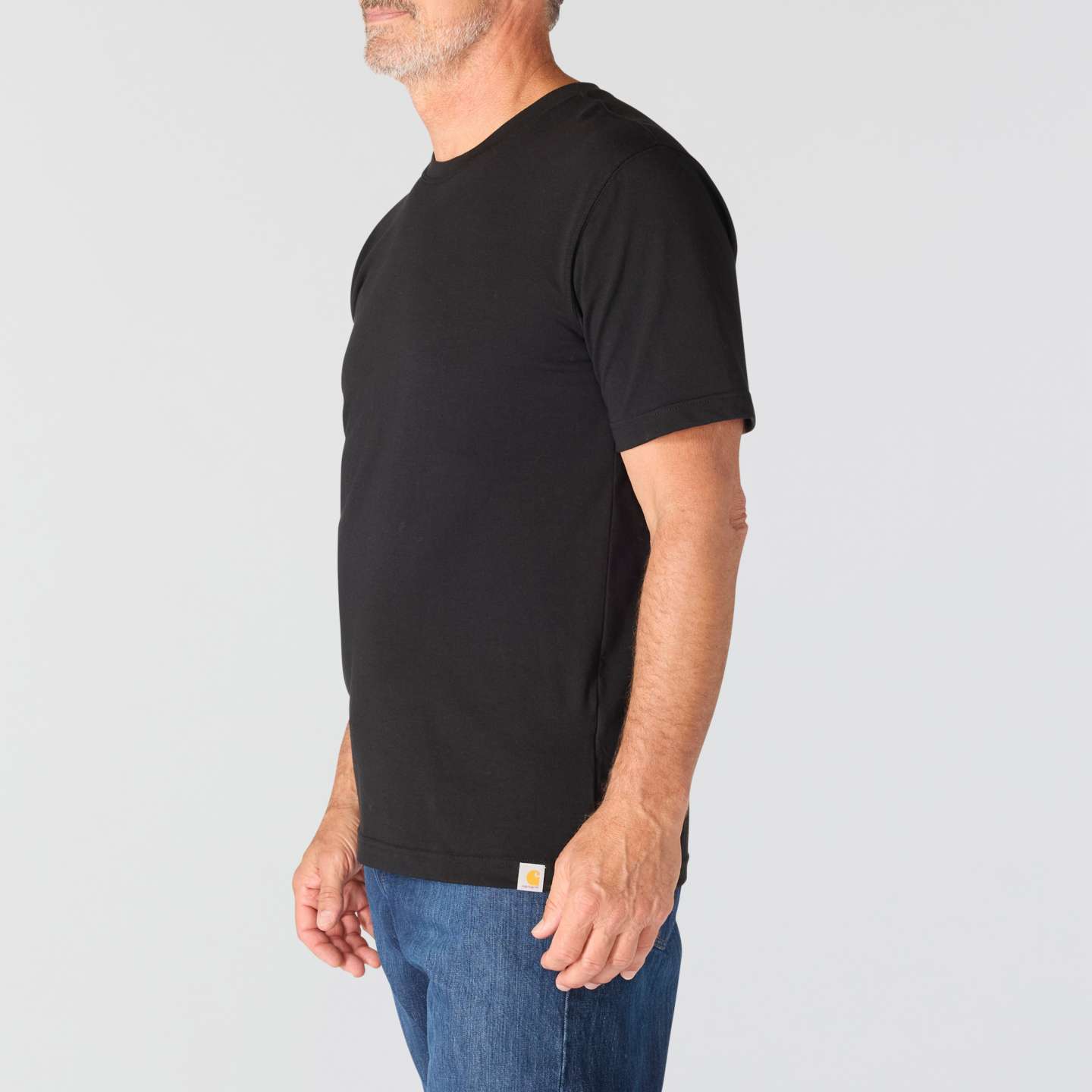 Мужская футболка Carhartt Irvine Relaxed, цвет: Чёрный — фото 2