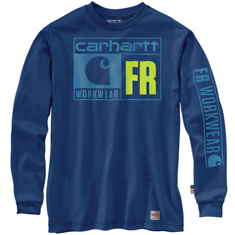 Carhartt  Lakeshore Flame Resistant Force Loose Fit Lightweight Long Sleeve Graphic T-Shirt