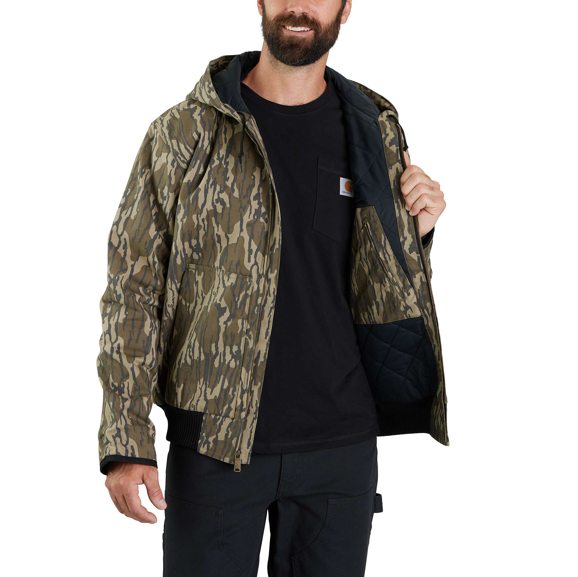 Rugged Flex® Duck Loose Fit Insulated Camo Active Jac