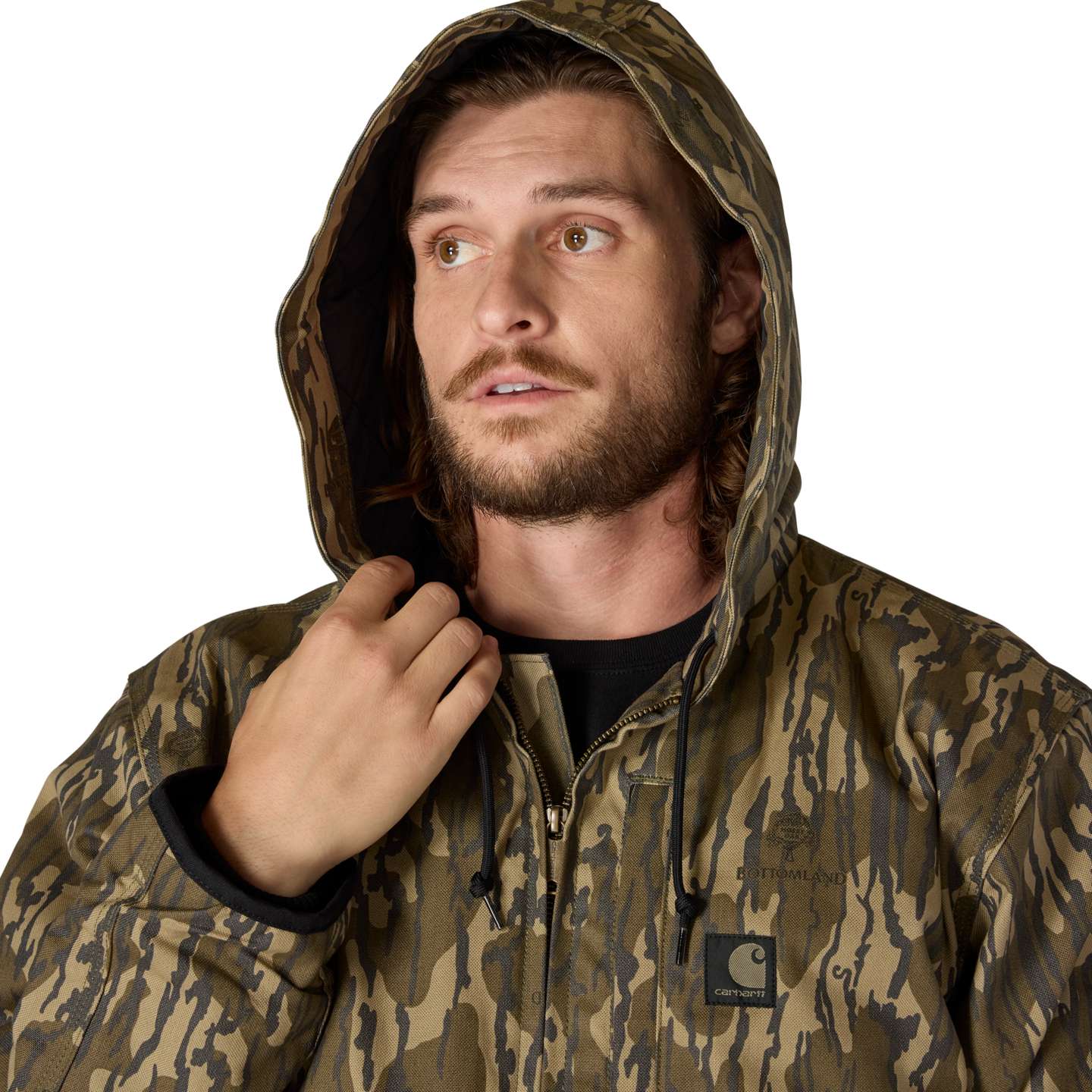 Мужская куртка Carhartt Rugged Flex Duck Camo Active Jac, цвет: Камуфляжный — фото 2