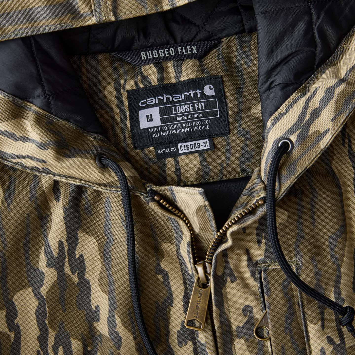Мужская куртка Carhartt Rugged Flex Duck Camo Active Jac, цвет: Камуфляжный — фото 8