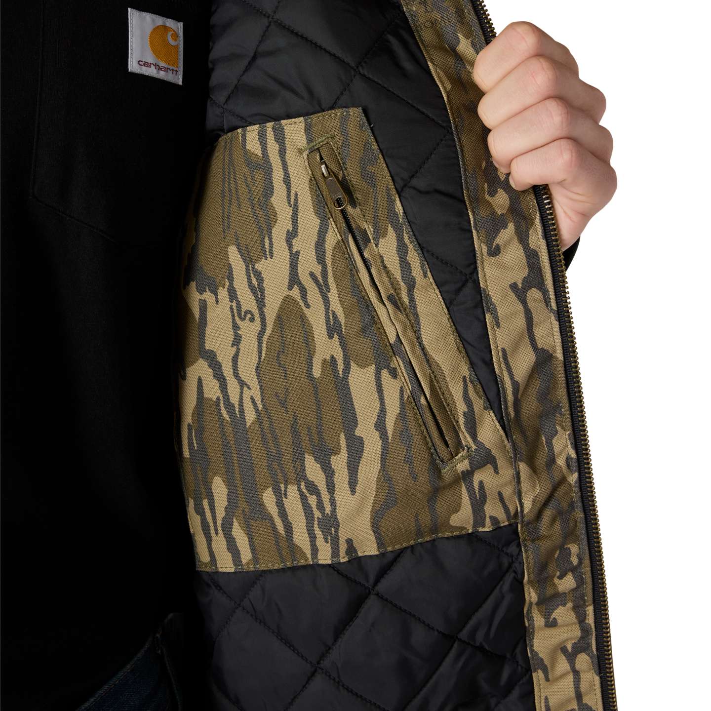 Мужская куртка Carhartt Rugged Flex Duck Camo Active Jac, цвет: Камуфляжный — фото 5