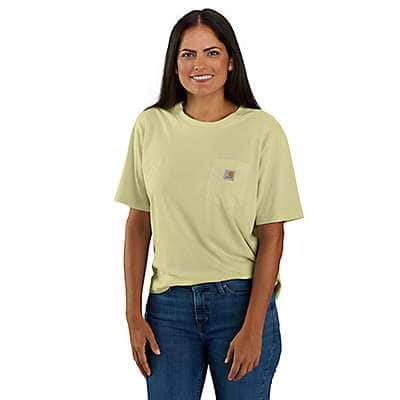 Carhartt Women's Black Women's TENCEL™ Fiber Series Loose Fit Short-Sleeve Crewneck T-Shirt