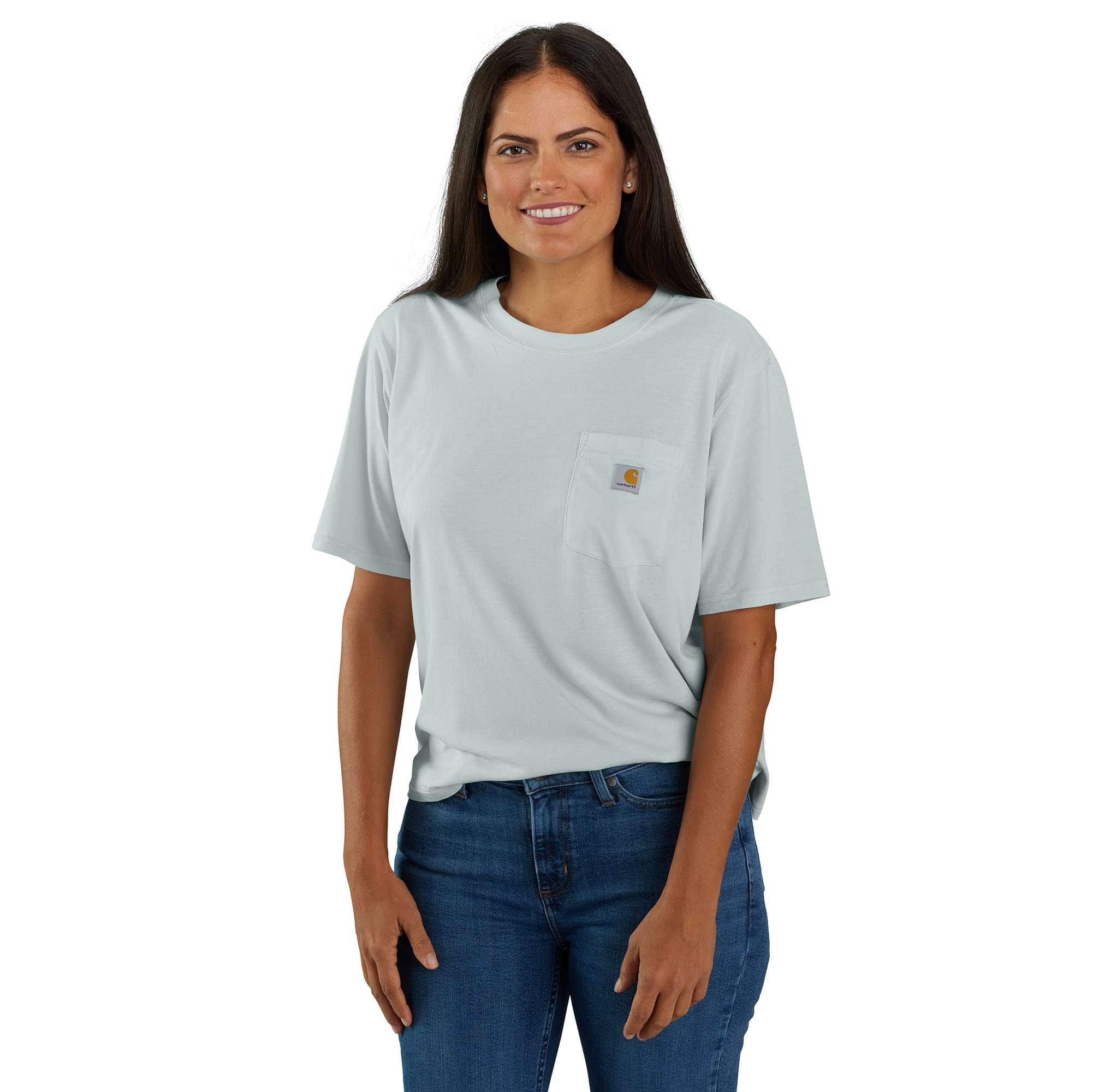 Additional thumbnail 1 of Women's TENCEL™ Fiber Series Loose Fit Short-Sleeve Crewneck T-Shirt