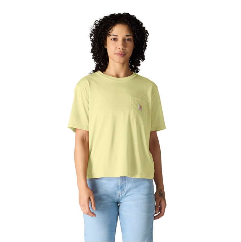 Carhartt  Celestial Yellow Women's TENCEL™ Fiber Series Loose T-Shirt