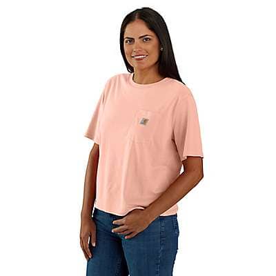 Carhartt Women's Lavender Mist Women's TENCEL™ Fiber Series Loose Fit Short-Sleeve Crewneck T-Shirt