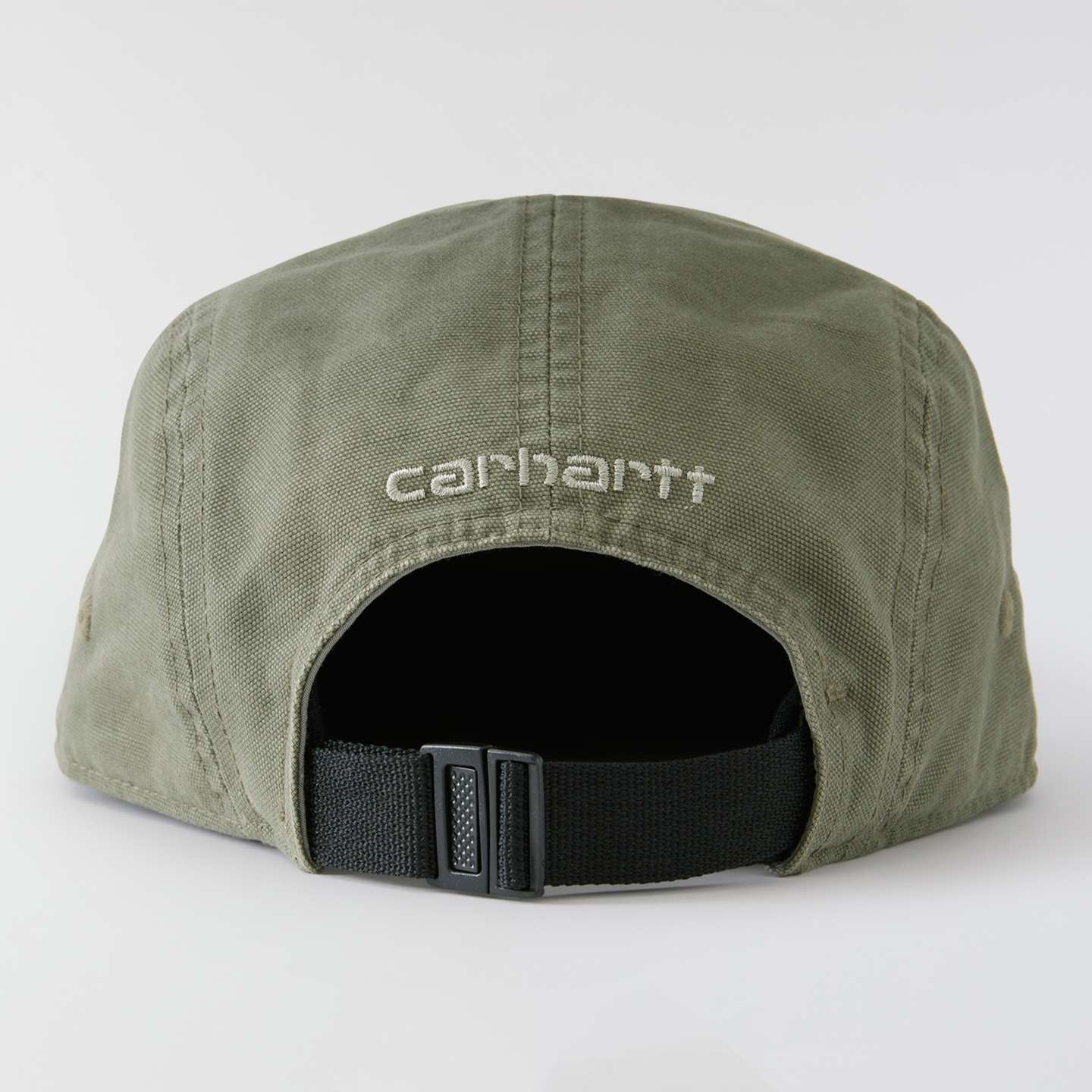 Мужская кепка Carhartt Canvas Five Panel, цвет: Пыльный оливковый — фото 4