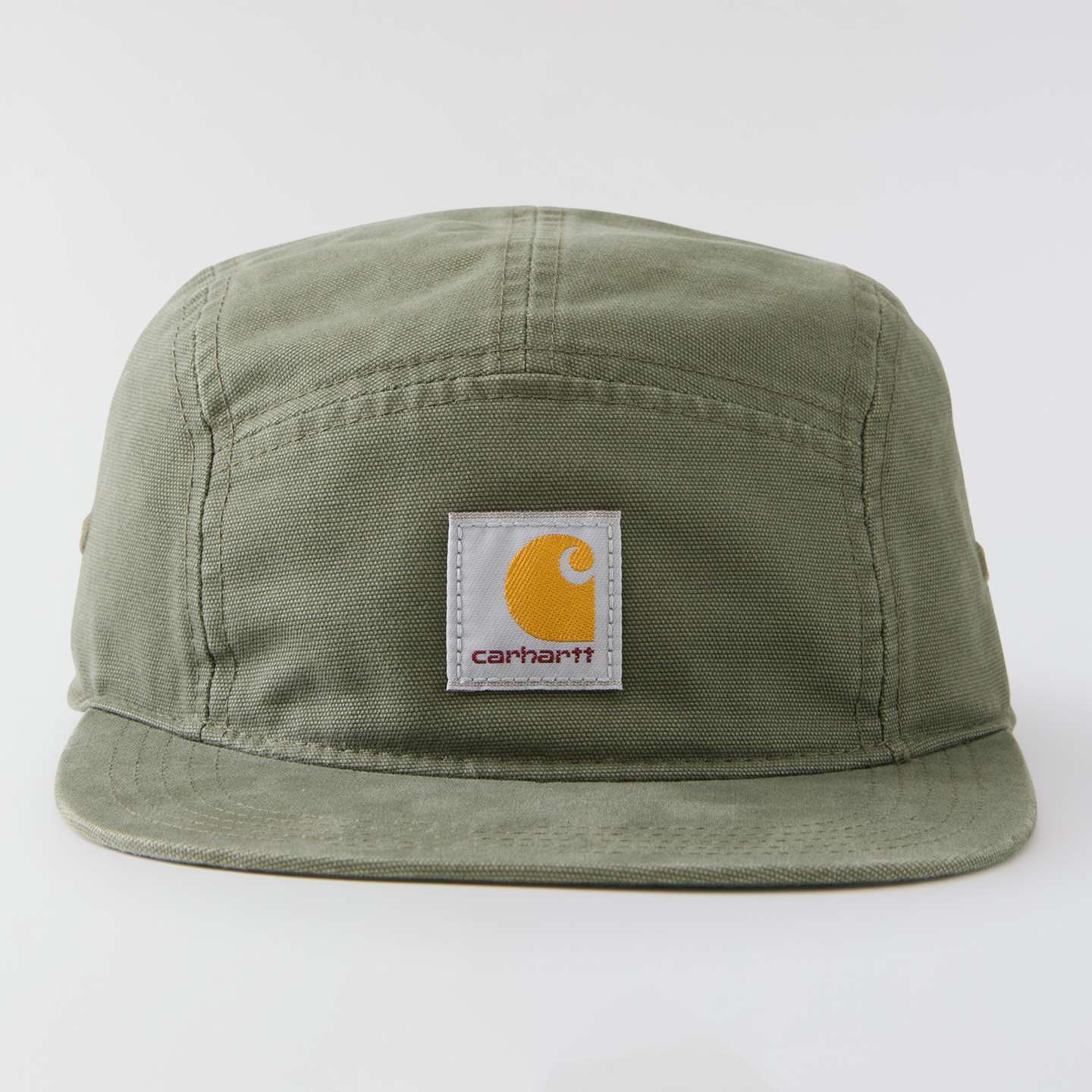Мужская кепка Carhartt Canvas Five Panel, цвет: Пыльный оливковый — фото 2
