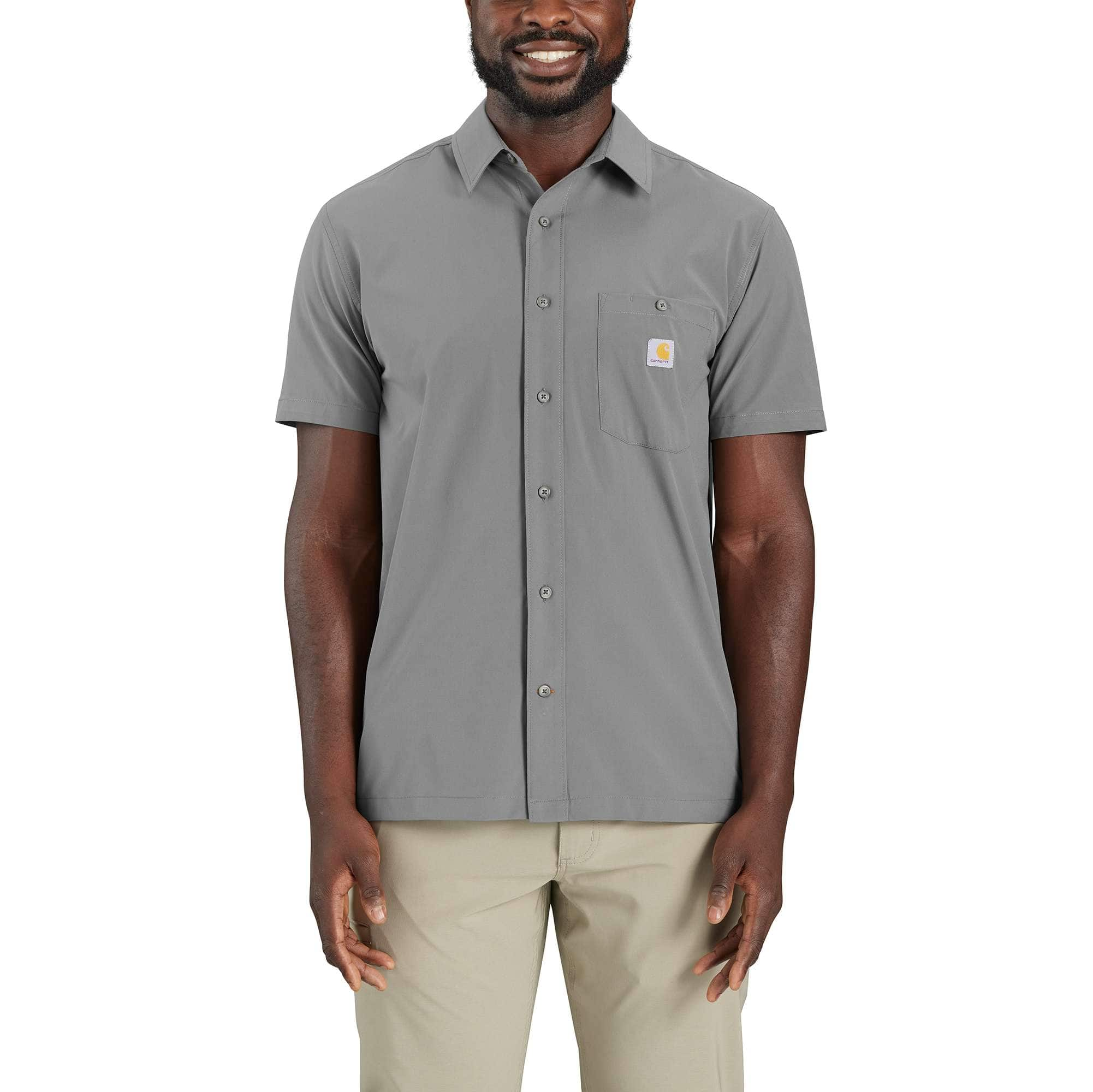 MENEZ™ MENS BUTTON UP SHIRT WITH A ZIPPER SPINE