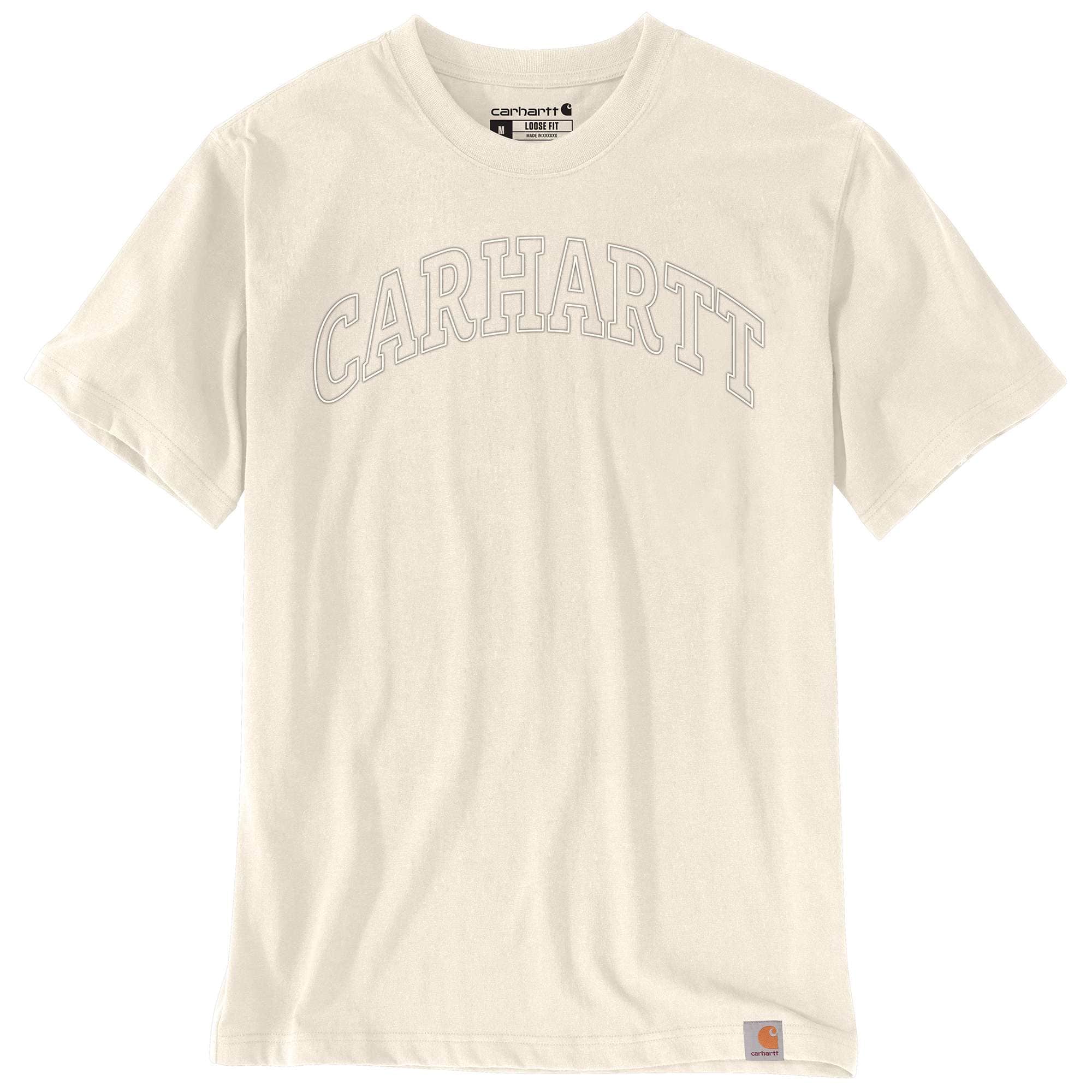 Carhartt Relaxed Fit Heavyweight Short-Sleeve Logo Graphic T-Shirt