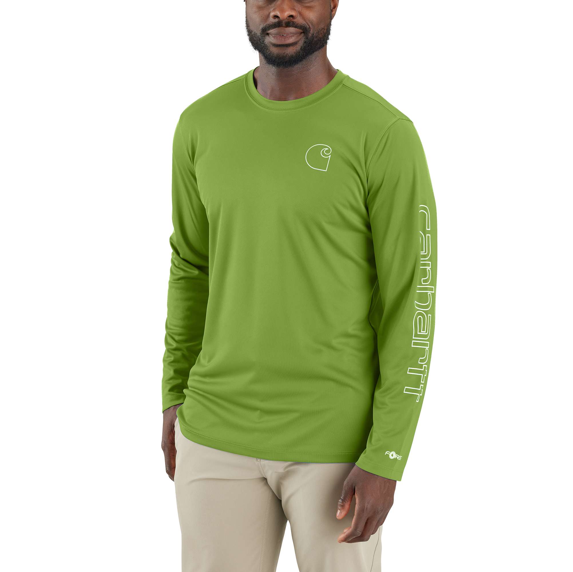 Additional thumbnail 1 of Force Sun Defender™ Lightweight Long-Sleeve Logo Graphic T-Shirt